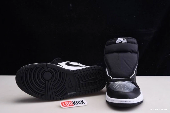 1st Kicks Shoes 1 JORDAN SILVER AIR TOE CD0461-001 WMNS OG HIGH 0713